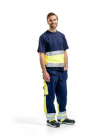 Blåkläder 1529 100% BW Warnschutz Handwerkerhose – marine/gelb