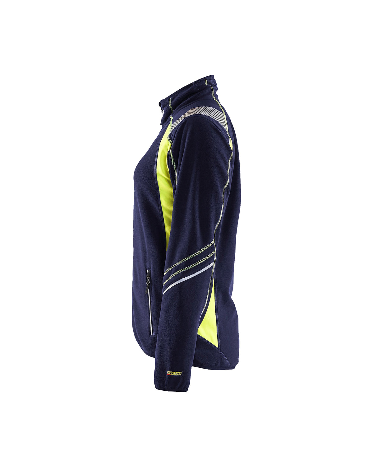 Blåkläder Damen 4973 Microfleece Jacke – marine/gelb