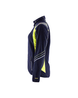 Blåkläder Damen 4973 Microfleece Jacke – marine/gelb