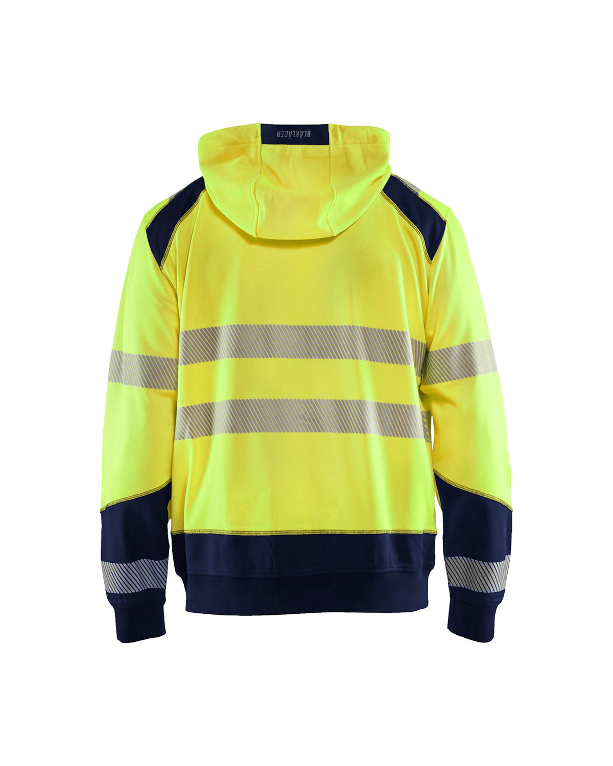 Blåkläder 3546 Warnschutz Kapuzen-Sweatshirt – gelb/marine