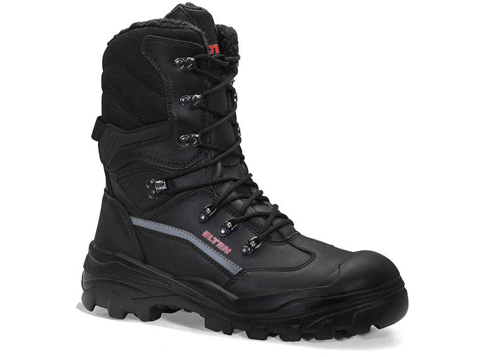 Elten Eric CI Lammfell S3 Sicherheitsstiefel schwarz – schwarz