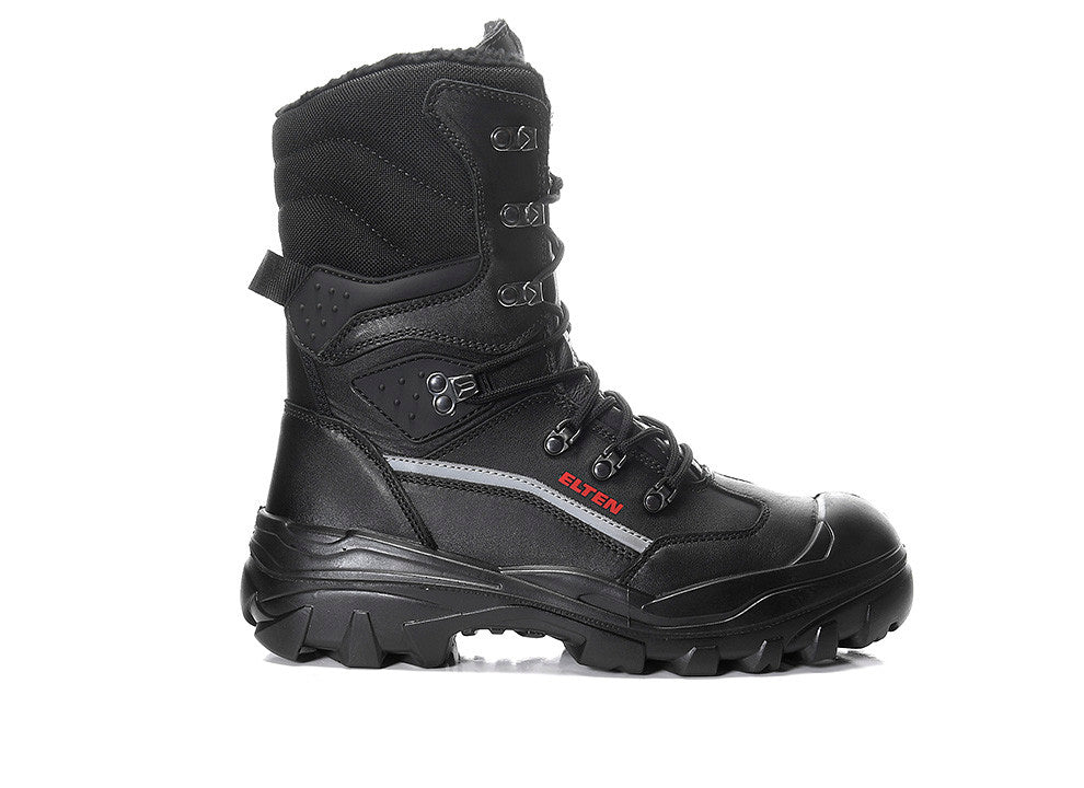Elten Eric CI Lammfell S3 Sicherheitsstiefel schwarz – schwarz