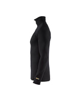 Blåkläder langarm mit Merino 4891 Warm Unterhemd schwarz – schwarz