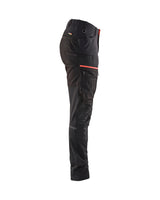 Blåkläder Damen 7166 Service Arbeitshose – schwarz/rot