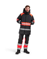 Blåkläder 4485 Warnschutz Winterparka Kl. 1 – schwarz/rot