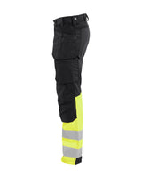 Blåkläder 1558 Warnschutz Stretch Handwerkerhose – schwarz/gelb