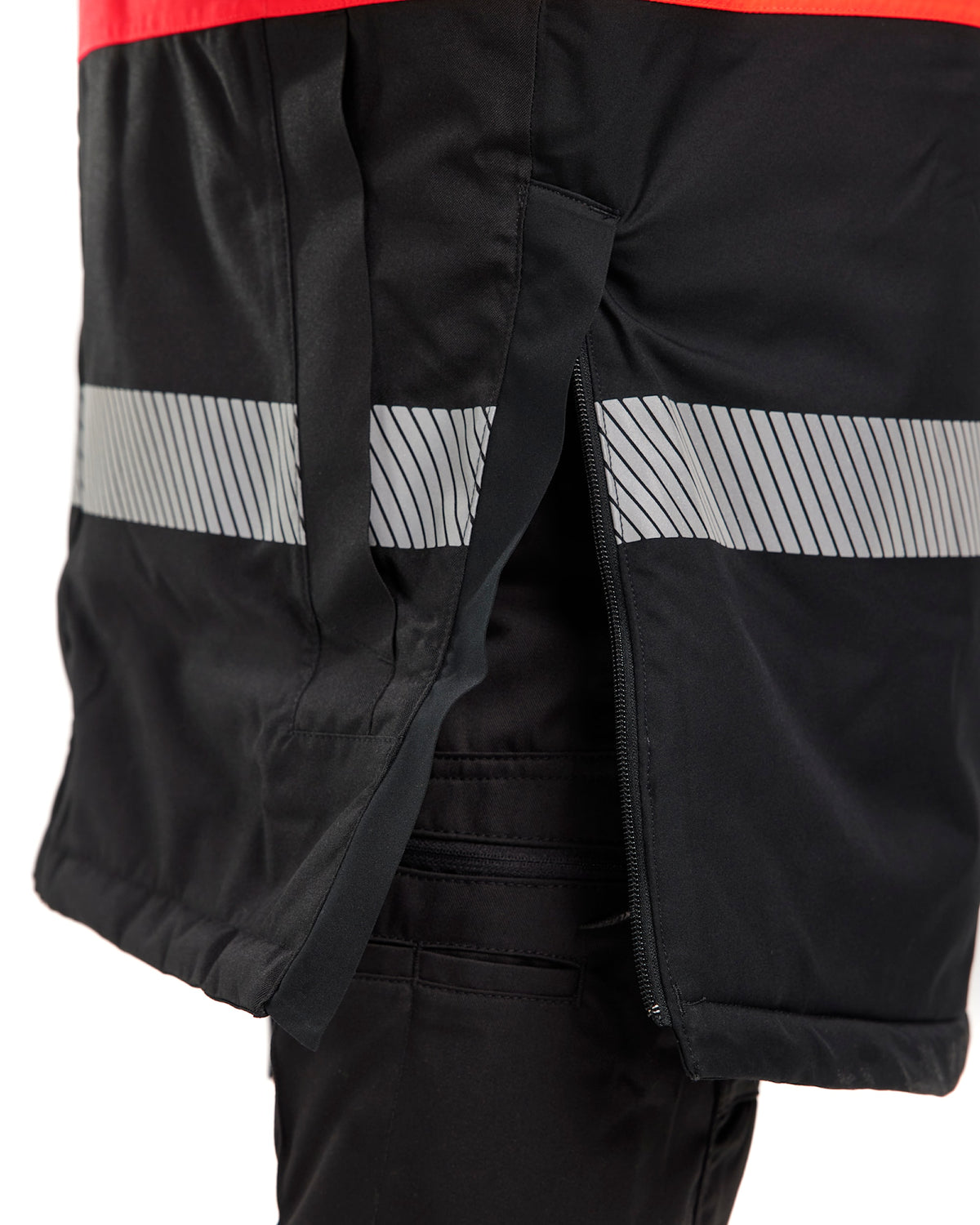 Blåkläder 4485 Warnschutz Winterparka Kl. 1 – schwarz/rot