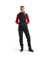 Blåkläder Damen 7192 Stretch Handwerkerhose – schwarz/rot
