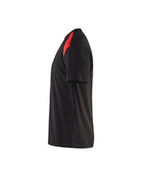 Blåkläder 3379 T-Shirt – schwarz/rot