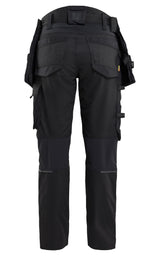 Blåkläder Damen Stretch 7170 Arbeitshose – schwarz/schwarz
