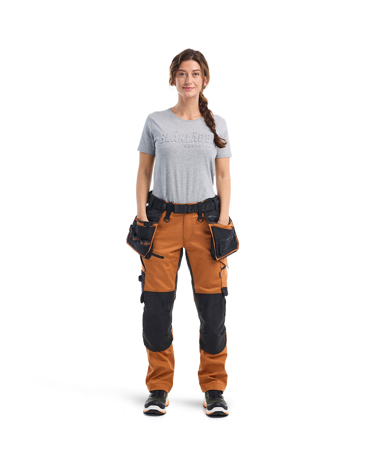 Blåkläder Damen Stretch 7170 Arbeitshose – rost/schwarz
