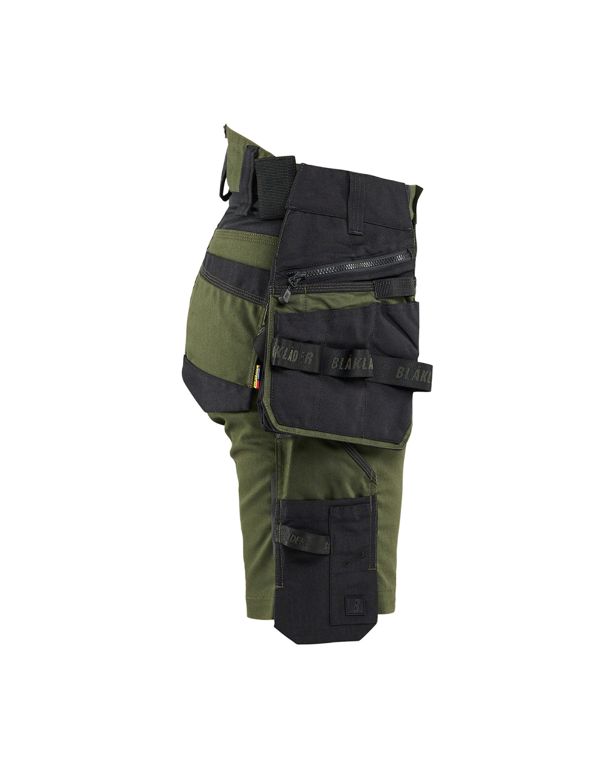 Blåkläder Damen 7175 Arbeitsshorts Striker – waldgrün/schwarz