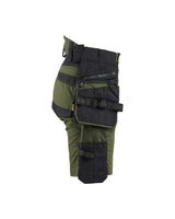 Blåkläder Damen 7175 Arbeitsshorts Striker – waldgrün/schwarz