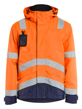 Blåkläder 4837 Warnschutz Regenjacke – orange/marine