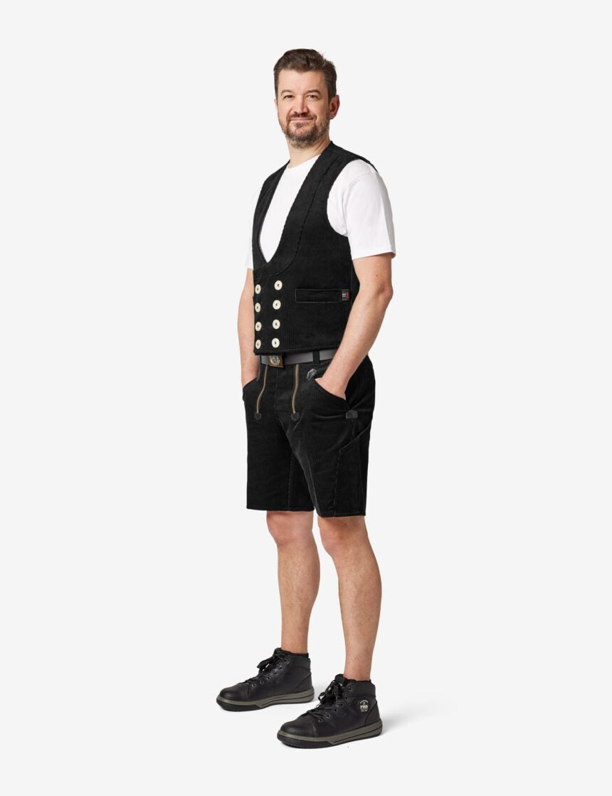 Zunft Shorts Genuacord "Hans" - FHB® - schwarz