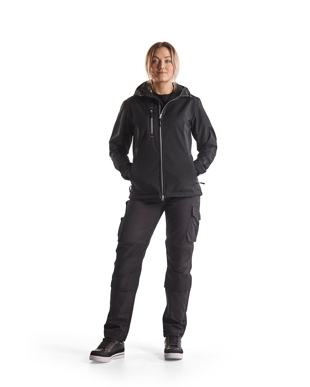 Blåkläder Damen 7195 Stretch Servicehose – schwarz/dunkelgrau
