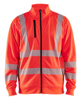 Blåkläder 3563 Warnschutz Sweatjacke Kl. 3 – rot