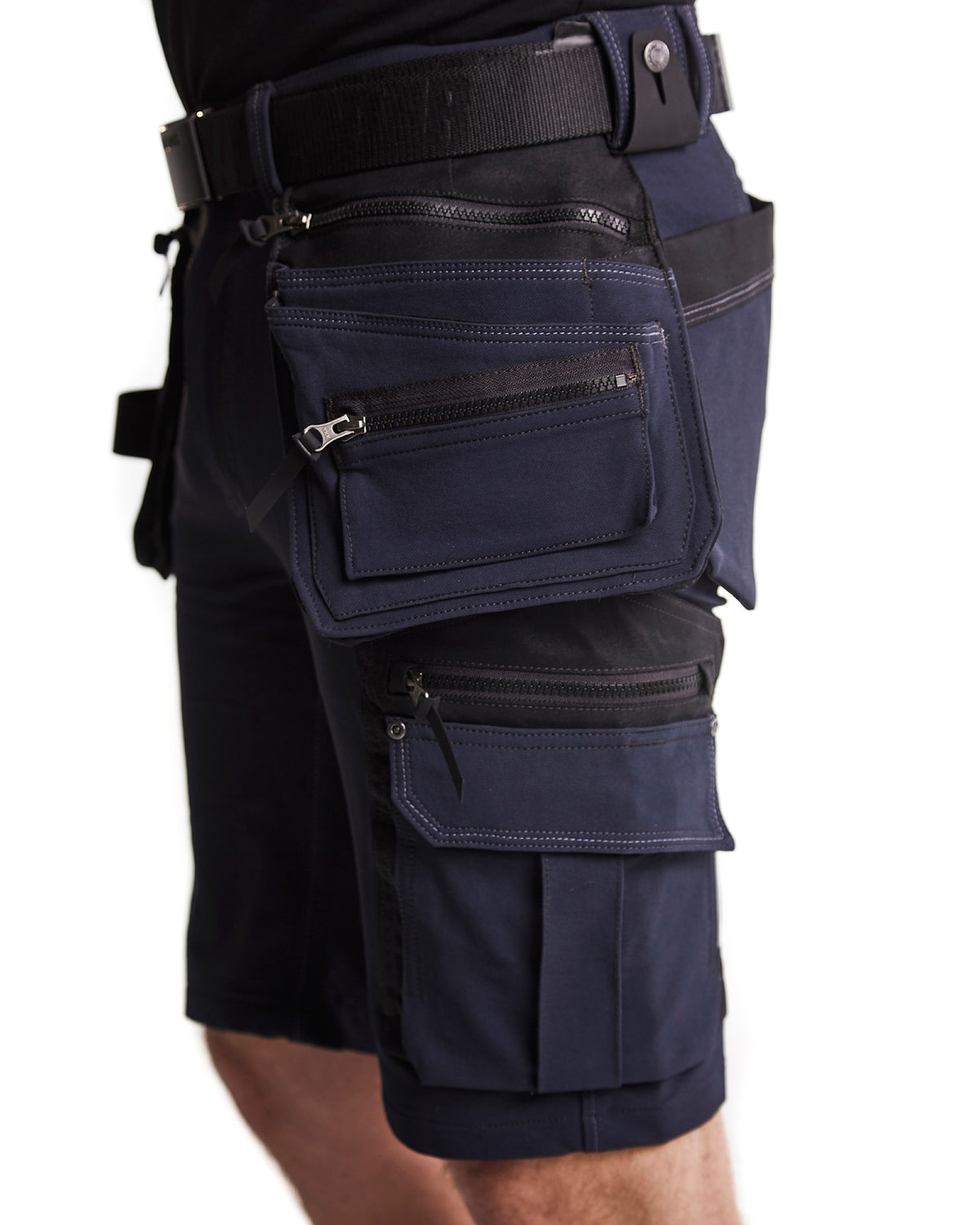 Blåkläder 1988 X1900 Stretch Handwerker-Shorts – dunkelmarine/schwarz