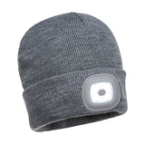 Portwest B029 LED Wintermütze – grau