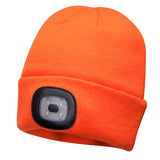 Portwest B029 LED Wintermütze – fluororange