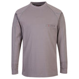 Portwest FR33 FR Antistatic Multinorm Langarmshirt – grau