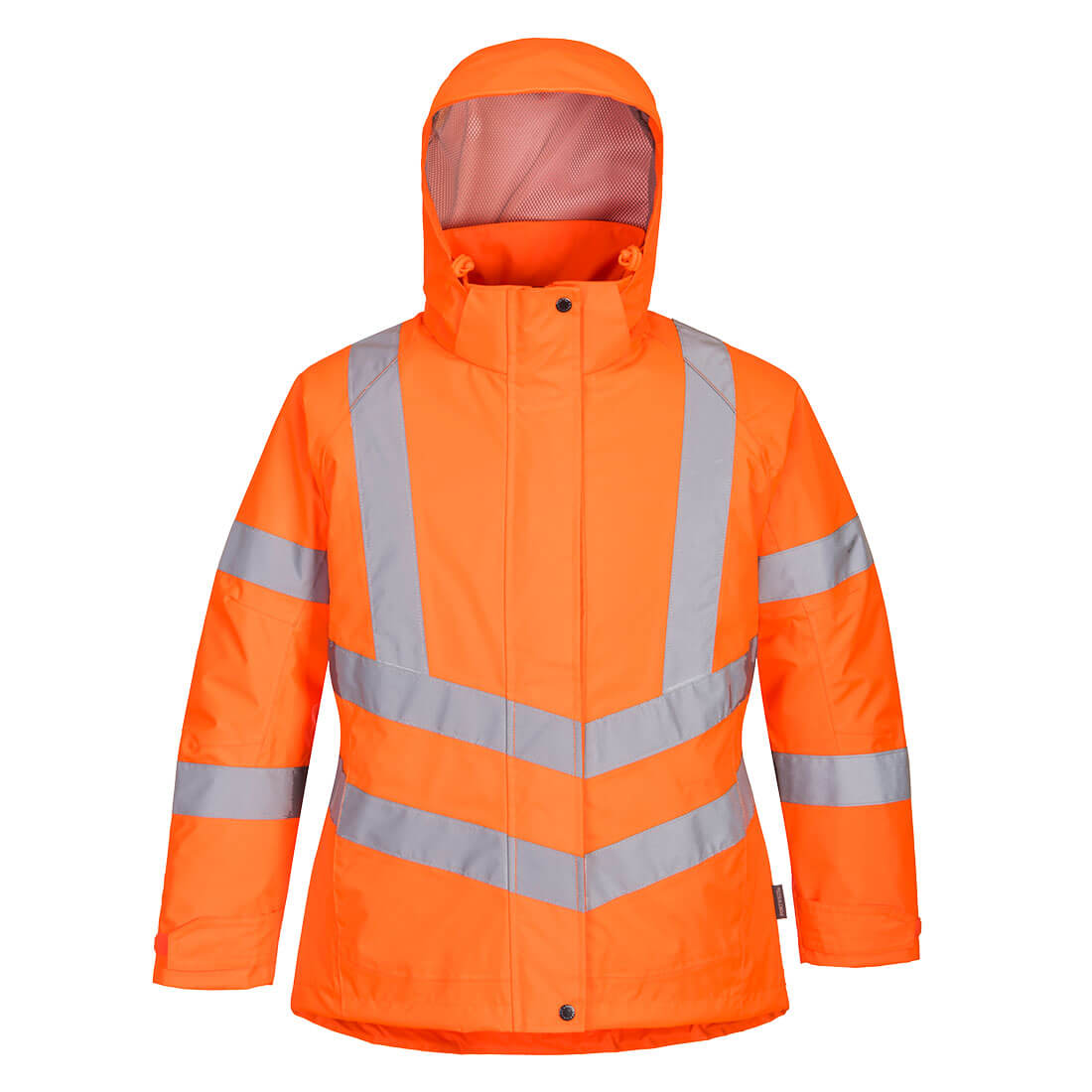 Portwest Damen LW74 Warnschutz Winterjacke – orange