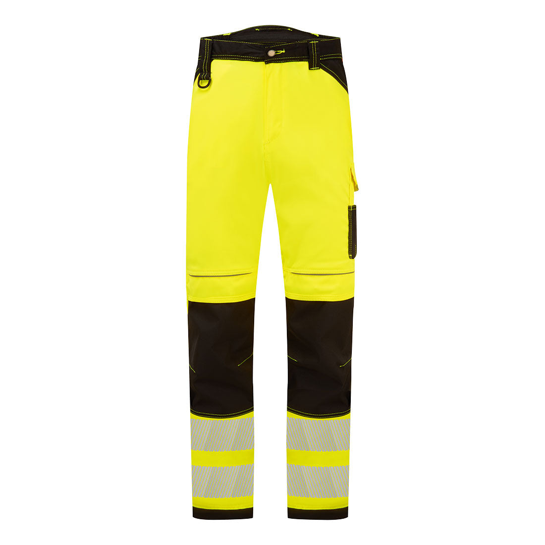 Portwest PW303 PW3 Warnschutz Stretch-Bundhose – gelb/schwarz