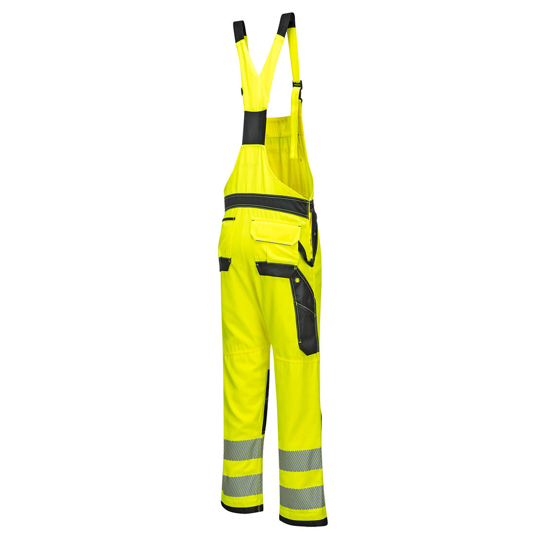 Portwest PW344 PW3 Warnschutz Latzhose – gelb/schwarz