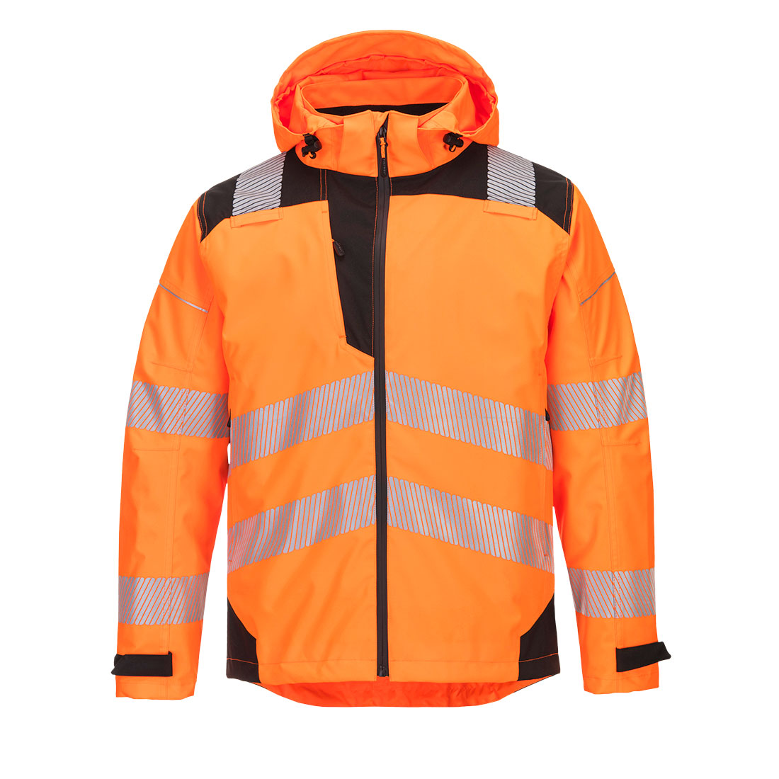 Portwest PW360 PW3 Extreme Warnschutz Regenjacke – orange/schwarz