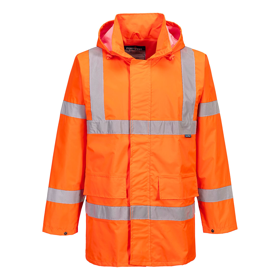 Portwest S160 Warnschutz Regenjacke – orange