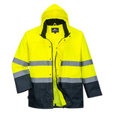 Portwest S166 Traffic Warnschutz Regenjacke gelb – gelb