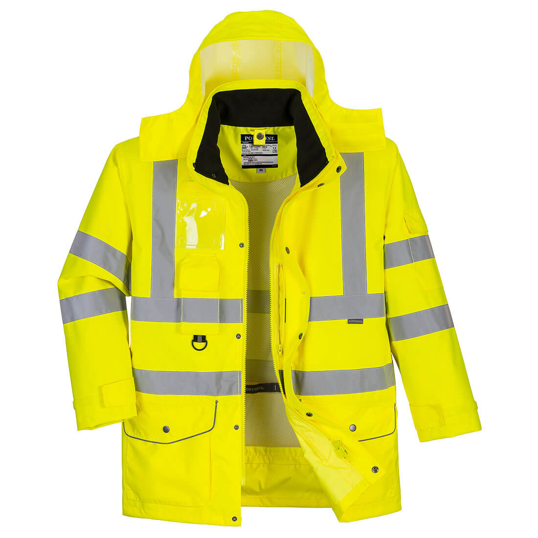 Portwest S427 Warnschutz Winterjacke 7in1 gelb – gelb