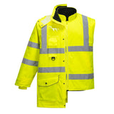 Portwest S427 Warnschutz Winterjacke 7in1 gelb – gelb