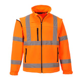 Portwest S428 Warnschutz Softshelljacke 2in1 – orange