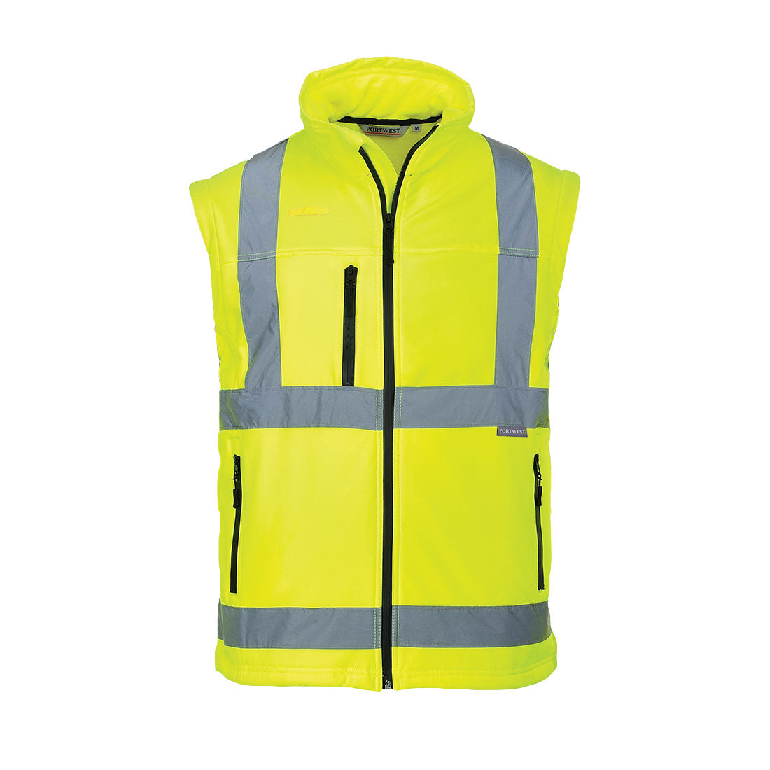 Portwest S428 Warnschutz Softshelljacke 2in1 – gelb