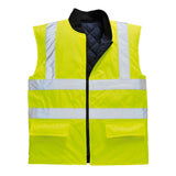 Portwest S469 Warnschutz Wende-Steppweste – gelb