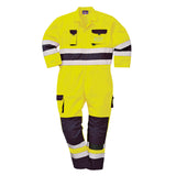 Portwest Nantes Warnschutz Overall – gelb/marine