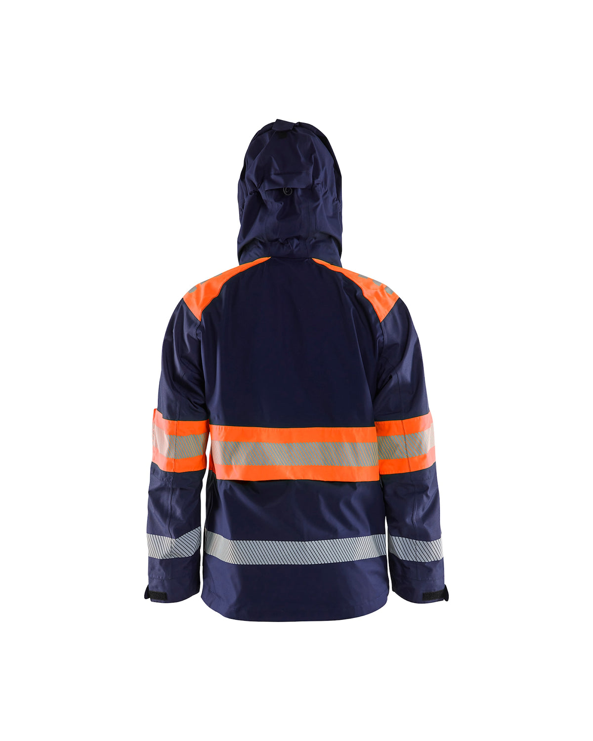 Blåkläder 4420 Warnschutz Regenjacke Kl. 1 – marine/orange