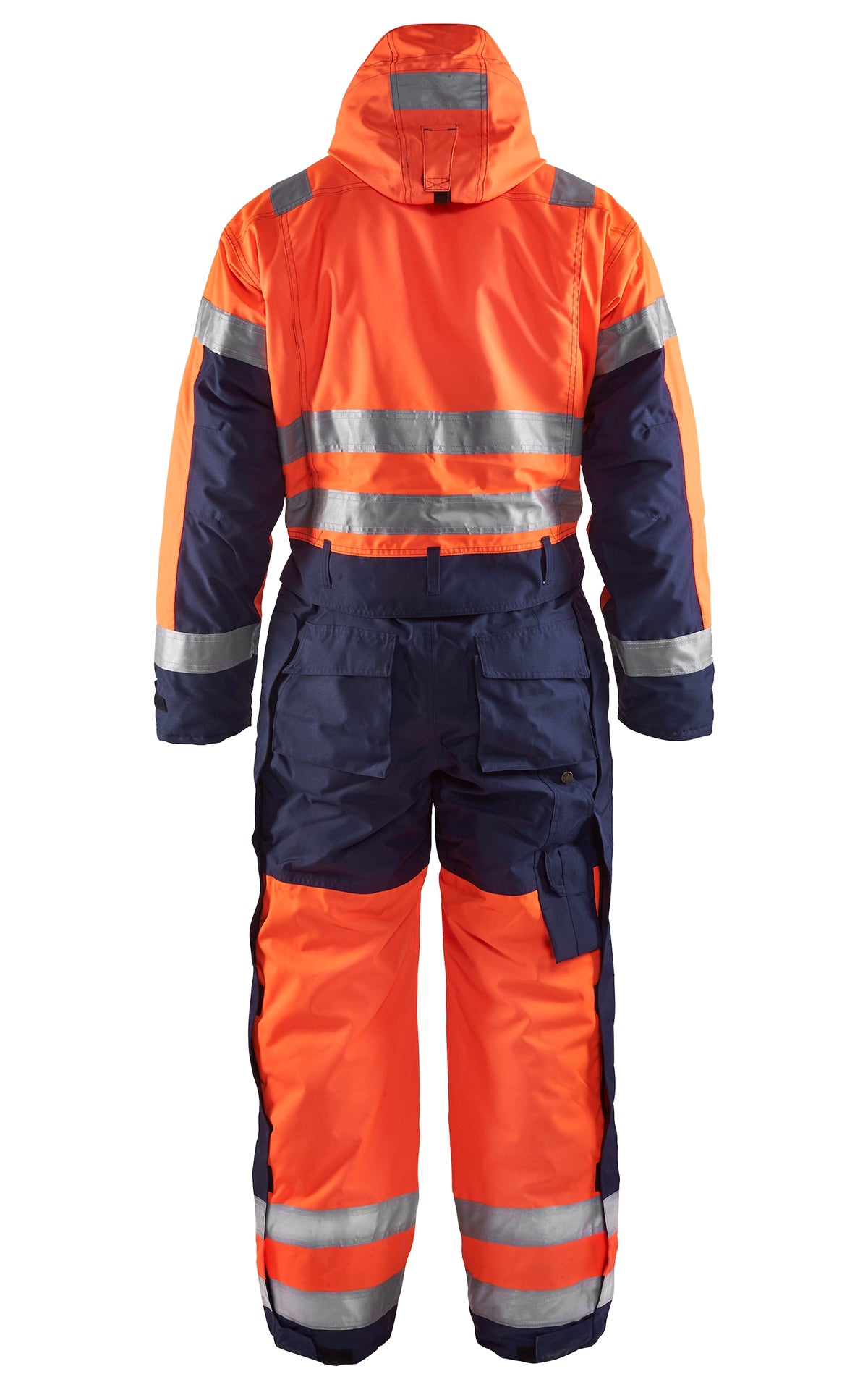 Blåkläder 6763 Warnschutz Winteroverall – orange/marine