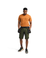 Blåkläder Striker Stretch Shorts – waldgrün/rost