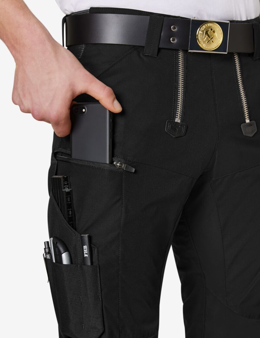Stretch Zunft Shorts "RENE" - FHB® schwarz