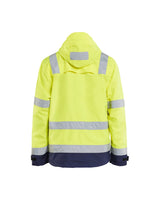 Blåkläder 4837 Warnschutz Regenjacke – gelb/marine