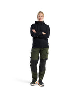Blåkläder Damen 3395 Kapuzen-Sweatjacke – schwarz