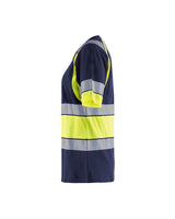 Blåkläder Damen 3410 Warnschutz T-Shirt – marine/gelb