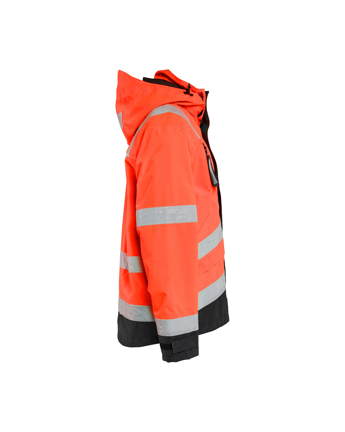 Blåkläder 4837 Warnschutz Regenjacke – rot/schwarz