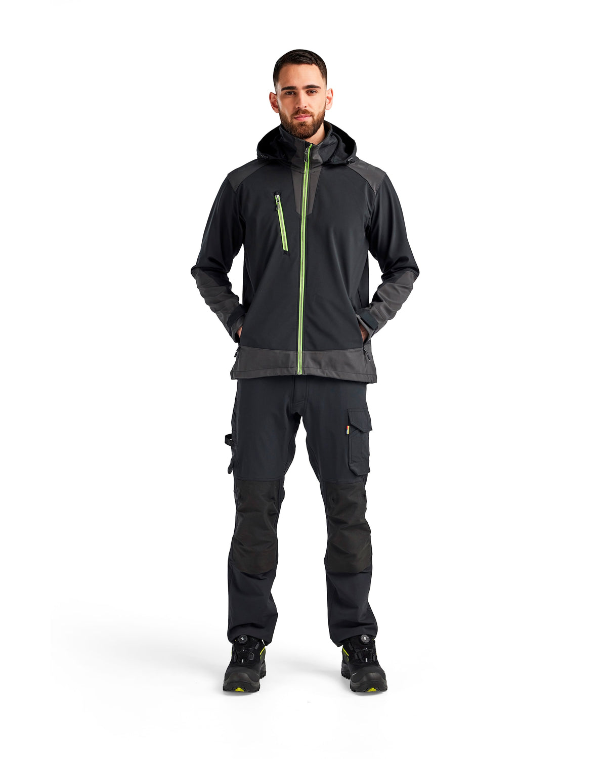 Blåkläder 4749 Softshelljacke – schwarz/gelb