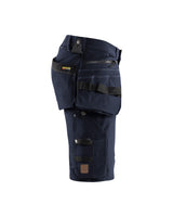 Blåkläder 1988 X1900 Stretch Handwerker-Shorts – dunkelmarine/schwarz