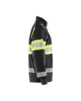Blåkläder 3551 Warnschutz Sweatjacke Kl. 1 – schwarz/gelb