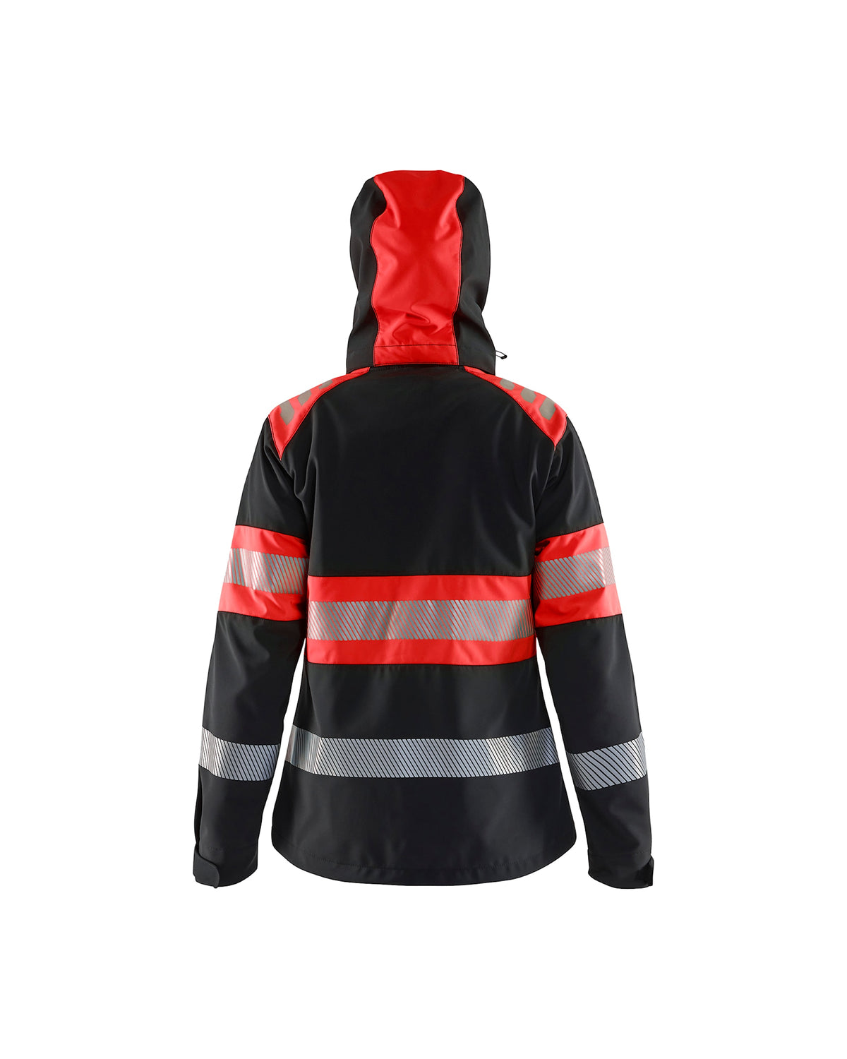 Blåkläder Damen Kl1 4404 Warnschutz Softshelljacke – schwarz/rot