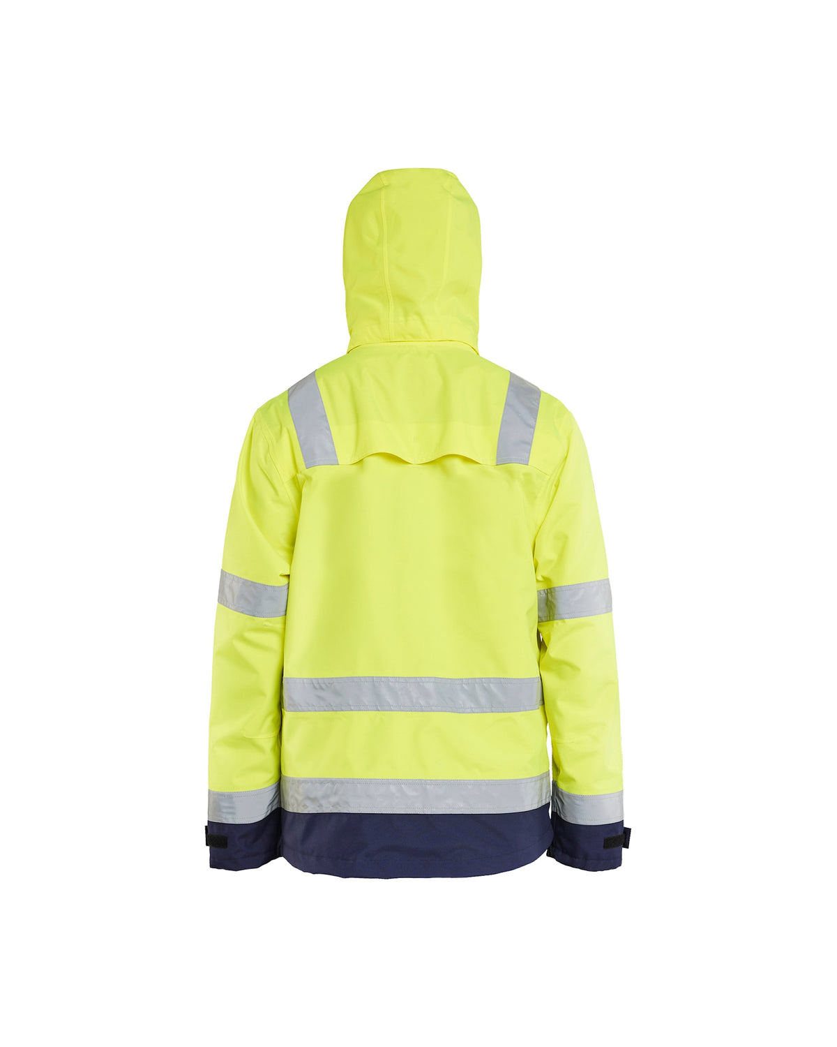 Blåkläder 4837 Warnschutz Regenjacke – gelb/marine